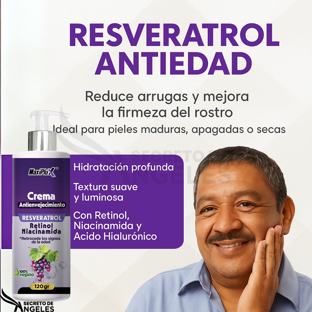 Crema Resveratrol Antienvejecimiento