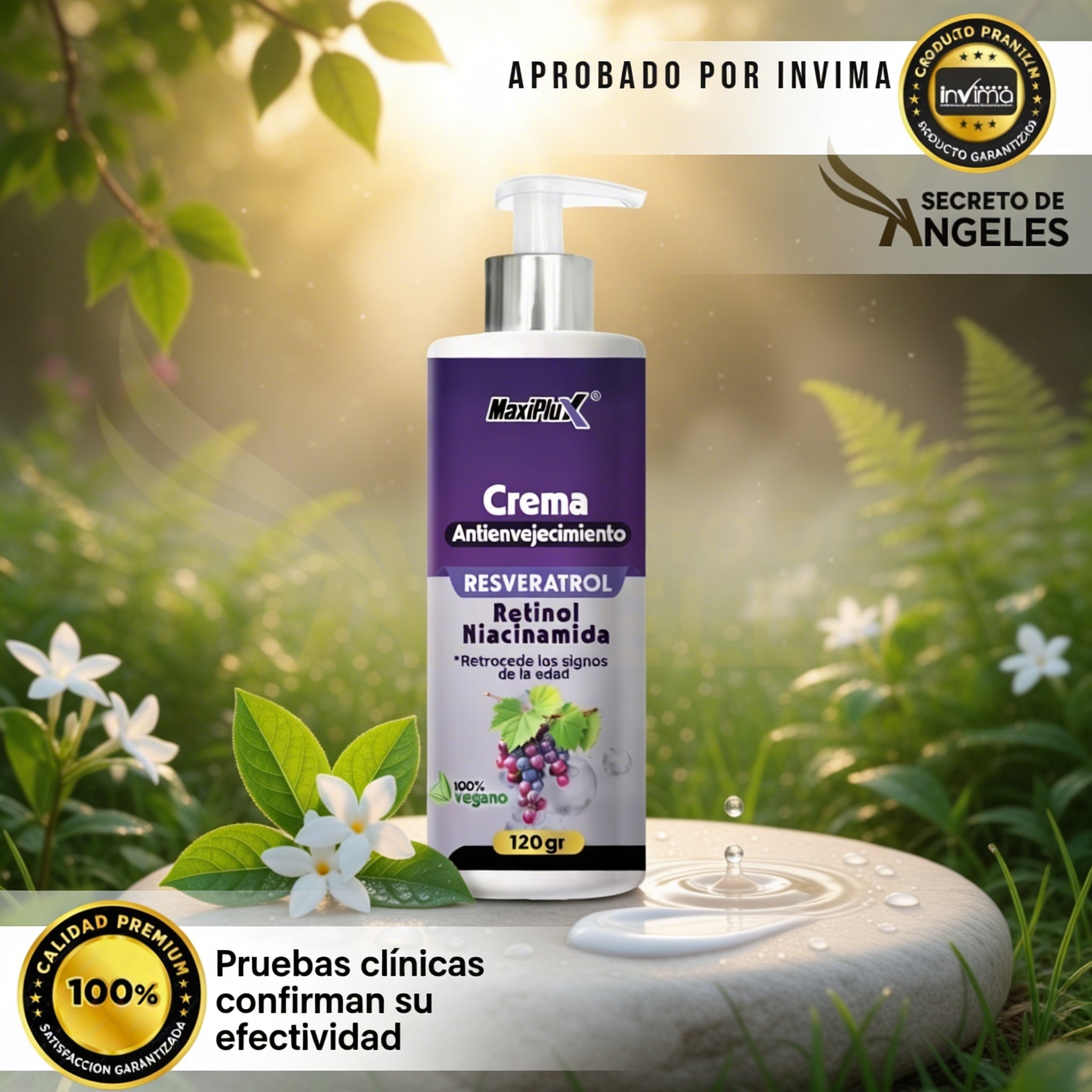 Crema Resveratrol Antienvejecimiento