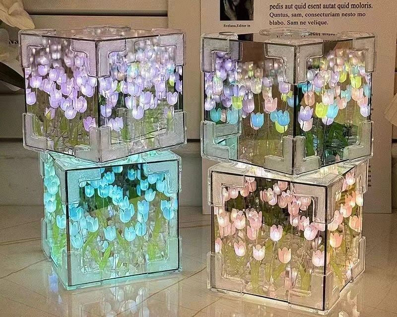 Lampara De Cubo Infinito
