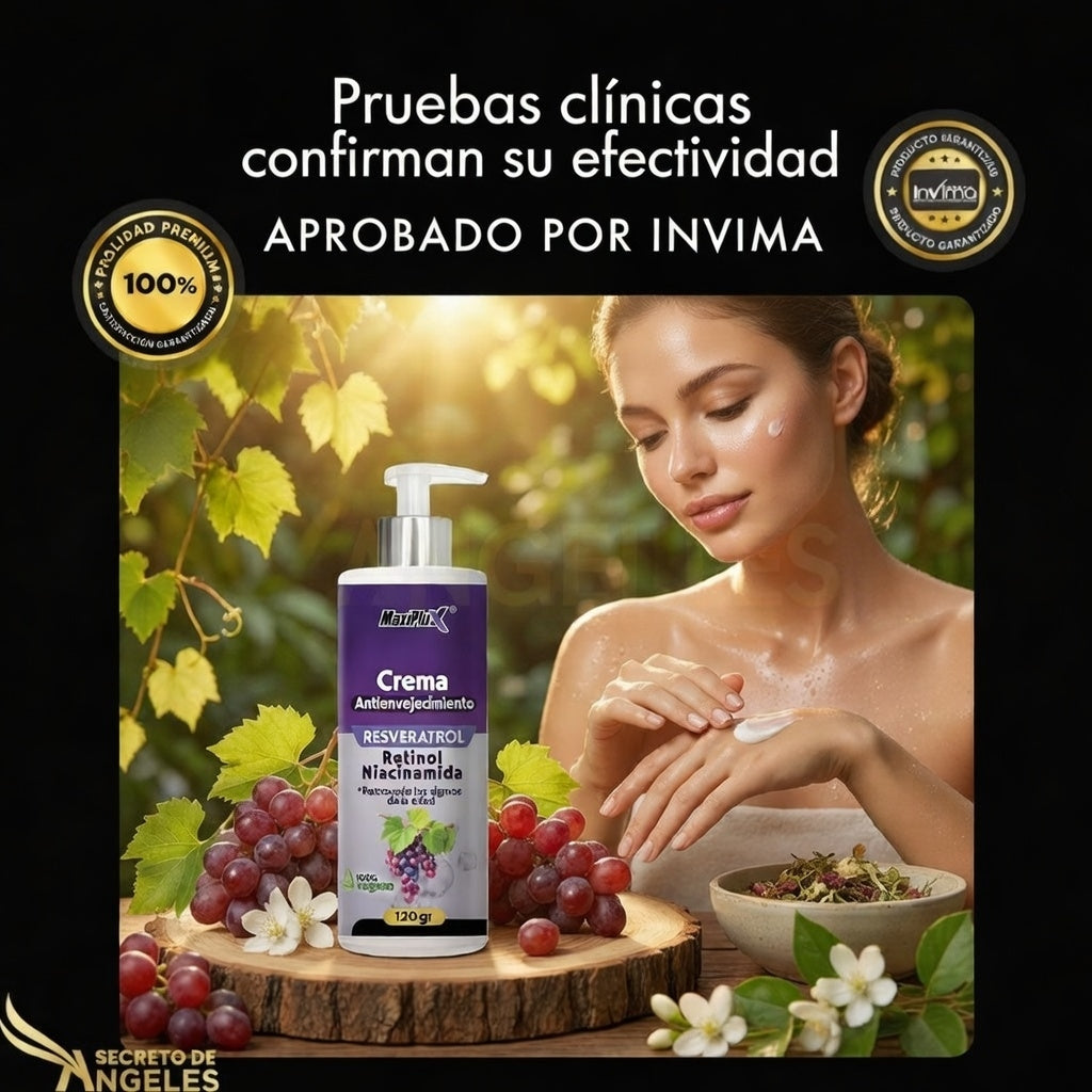 Crema Resveratrol Antienvejecimiento